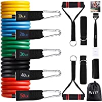 INTEY Gomas Elasticas Fitness- 13 PCS Látex Bandas Elasticas Musculacion para Gimnasio en Casa- Estiramientos o Yoga…
